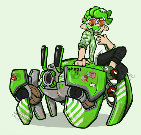 Fullbody detailed cartoon shading