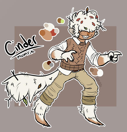 One sided reference sheet with color swatches