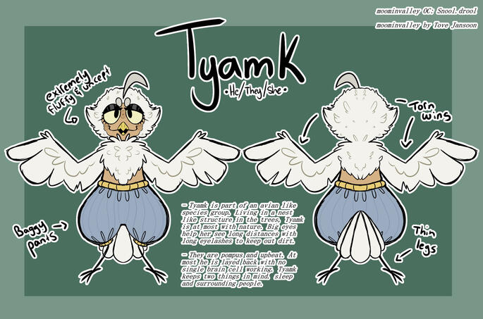 Two sided reference sheet with detailed text