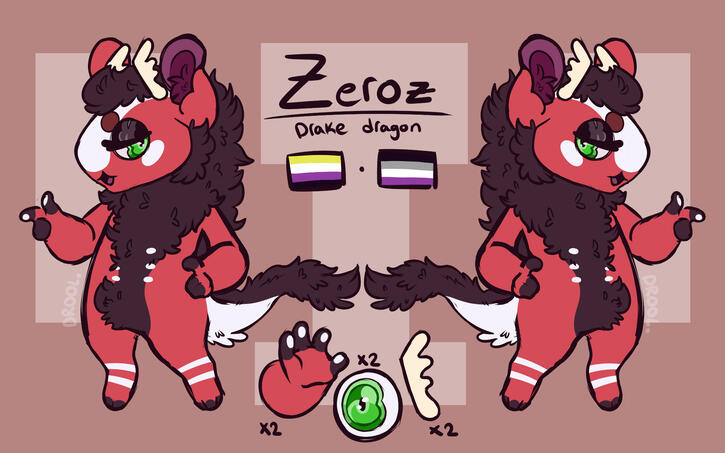 Two sided reference sheet with details